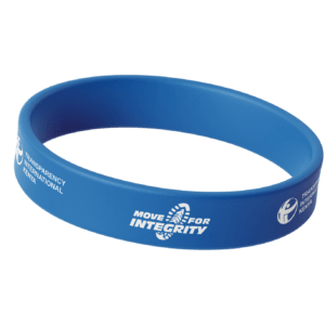 Move for Integrity wrist bands